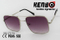 Metal Frame Sunglasses with Square Lens Km17174