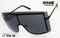New Coming Fashion Metal Sunglasses with One Piece Lens Km18015