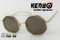 Double Metal Rim Filling with Round Lens Km17111 Fashion Accessory Sunglasses