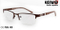 High Quality Metal Half Frame Optical Glasses CE FDA Kf5067