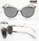Fashion Plastic Sunglasses with Metal Pattern Carved Temple Kp80095